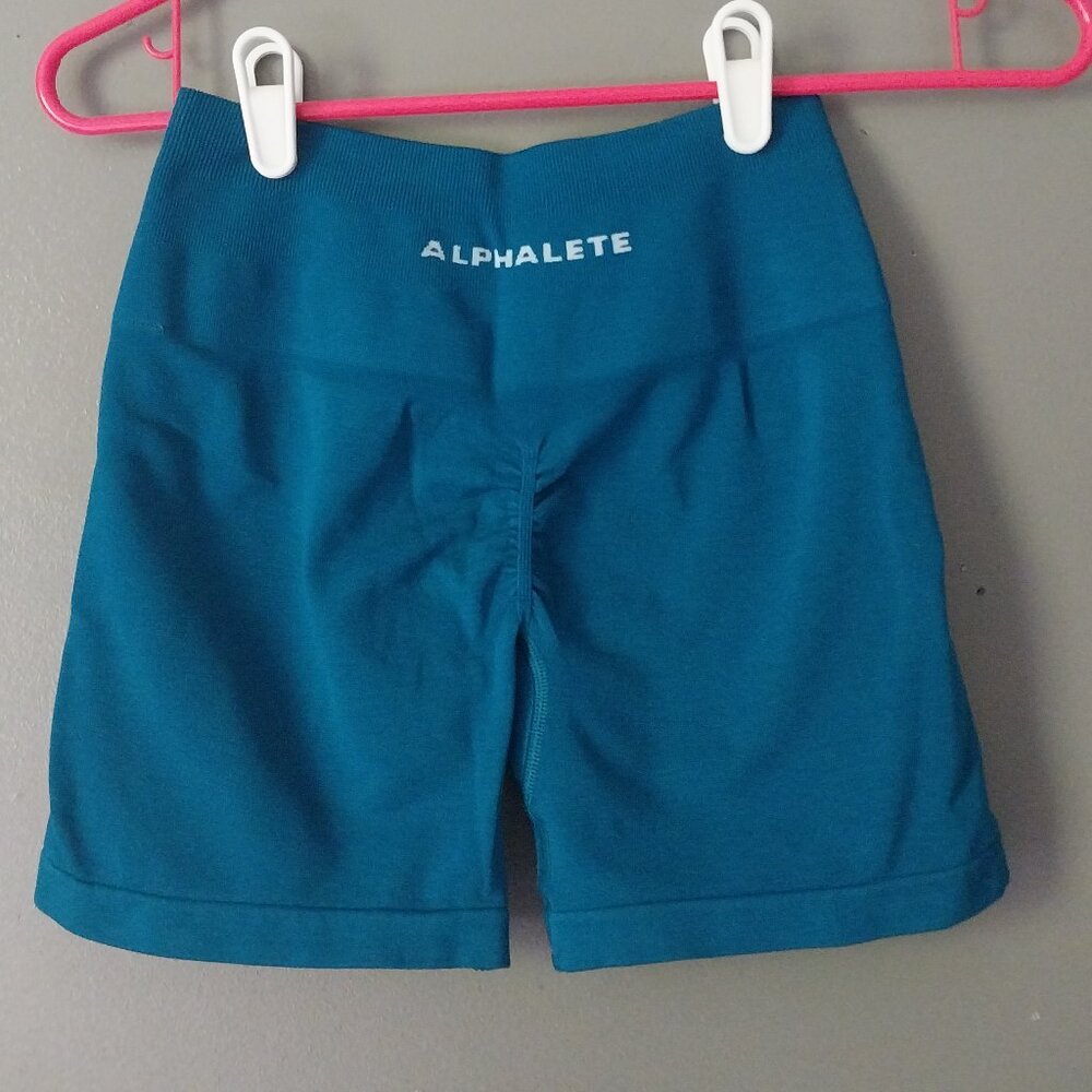 Alphalete amplify  Blue (Galactic ocean) shorts size small